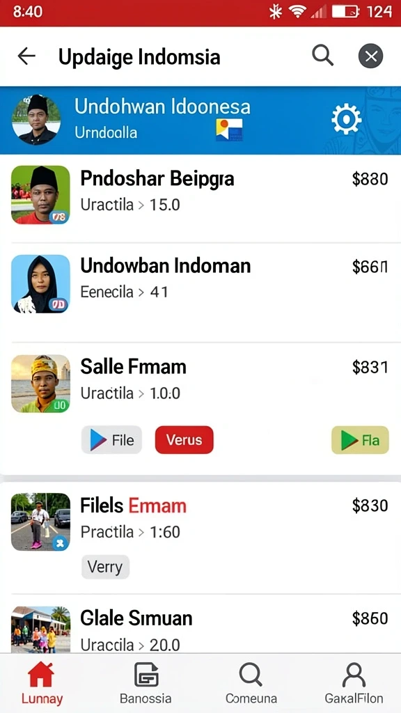 Tampilan antarmuka yang user-friendly dan mudah dinavigasi.