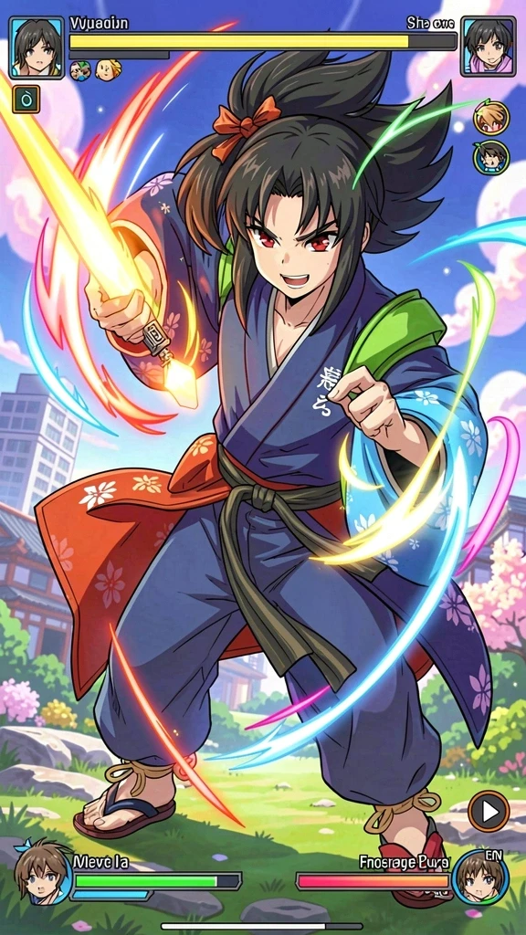 Karakter-karakter dalam game yang beragam dan unik.