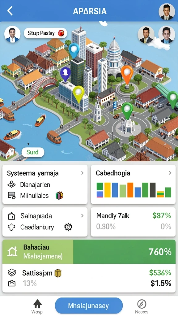 Tampilan antarmuka AGENJITU yang menarik dan modern.