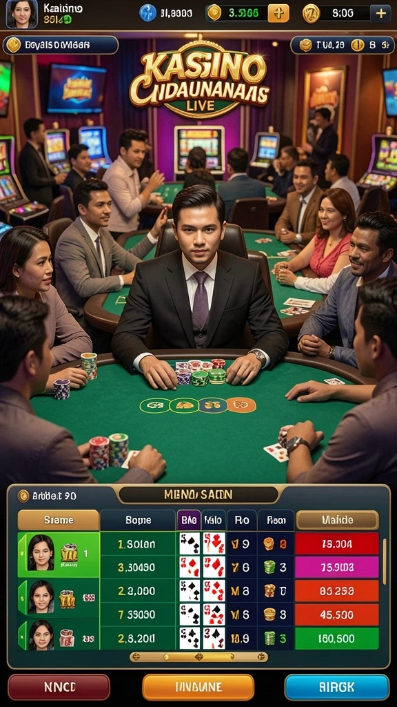 Berbagai jenis permainan yang menantang dan seru.