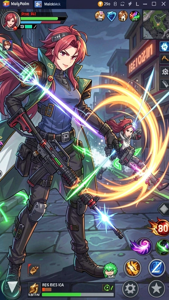 Karakter baru dengan kemampuan unik dalam aksi.