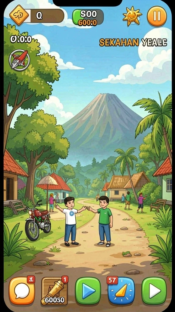 Momen seru saat multiplayer dengan teman-teman.