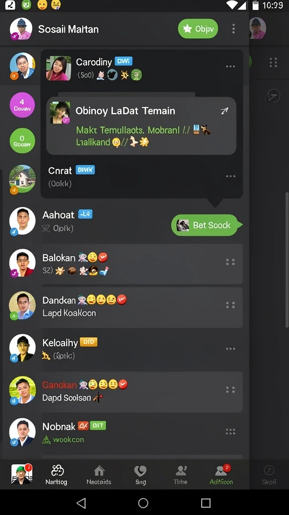 Tampilan awal yang menarik dan user-friendly.