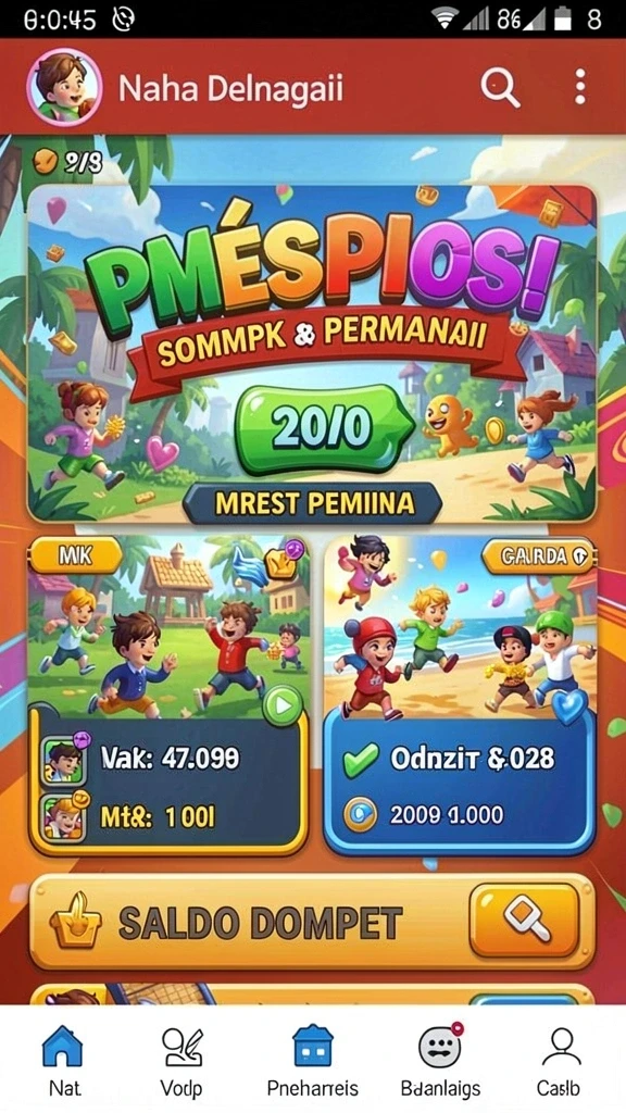 Salah satu level menantang yang penuh aksi dan petualangan.