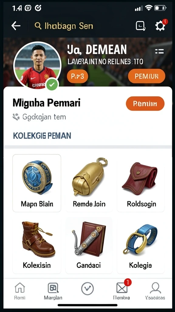 Tampilan antarmuka yang intuitif dan menarik.