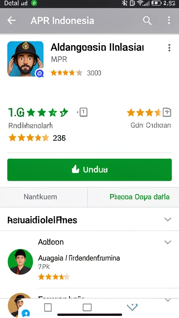 Statistik pemain yang mudah diakses dan dipahami.