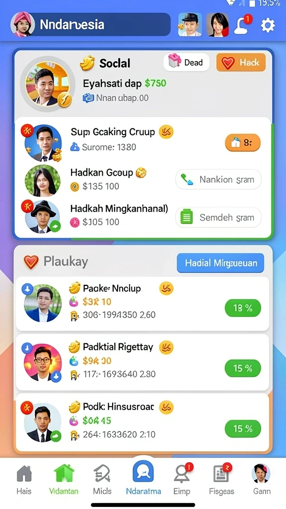 Tampilan utama aplikasi BPJS777 yang sederhana dan jelas.