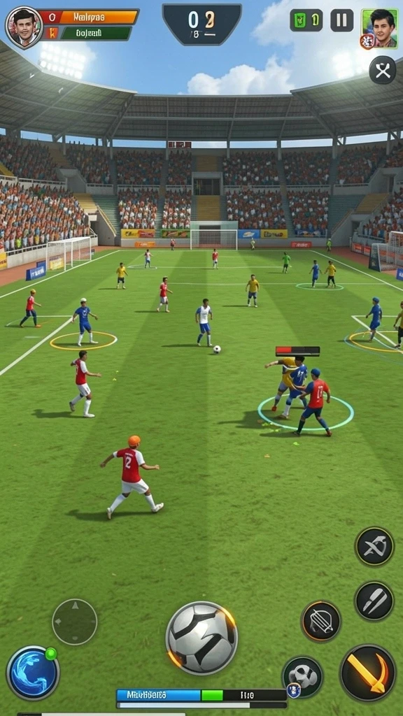 Tampilan awal permainan yang intuitif dan menarik.