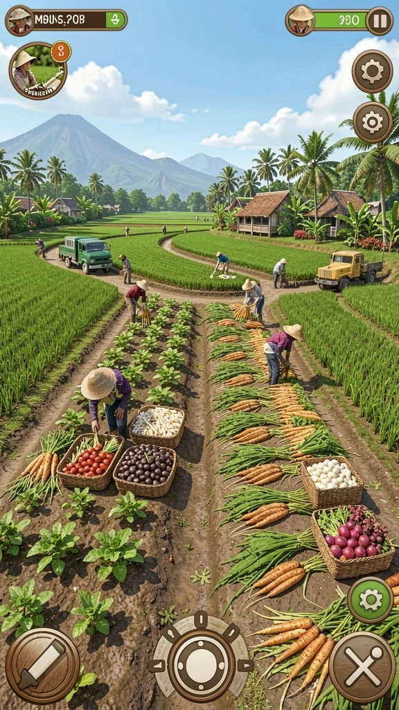 Tampilan layar awal yang menarik dan penuh warna.