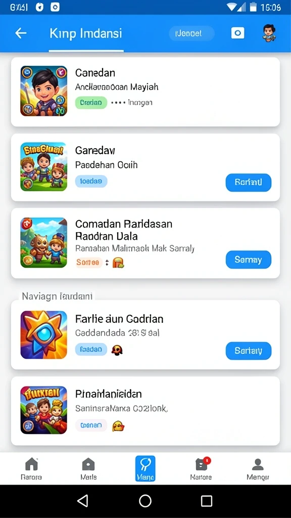 Tampilan antarmuka pengguna yang intuitif dan menarik.