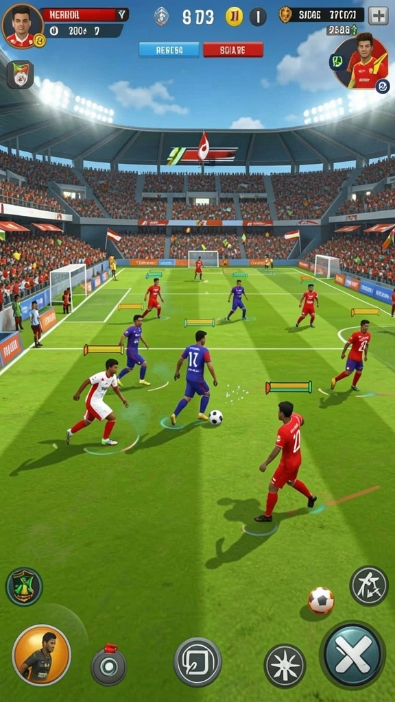 Mode multiplayer yang mendukung kompetisi seru antar pemain.