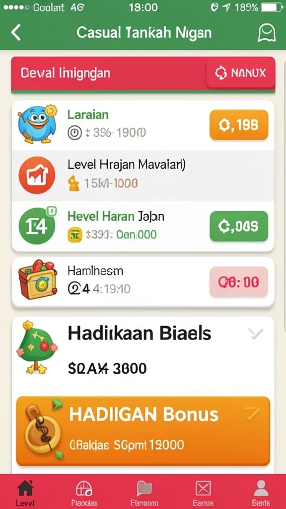 Tampilan antarmuka yang menarik dan user-friendly.