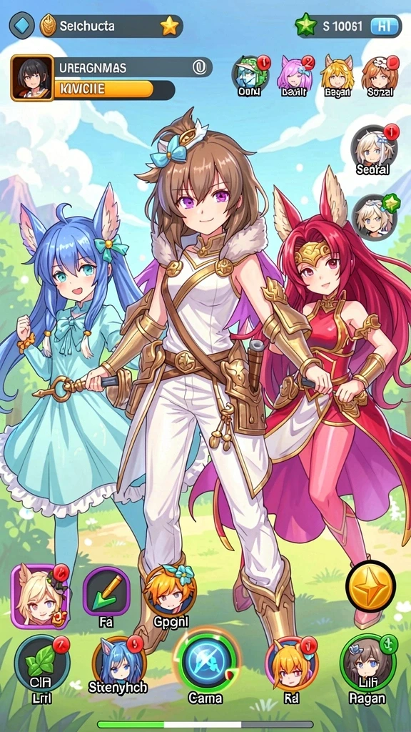 Ilustrasi gameplay yang menarik dan futuristik.