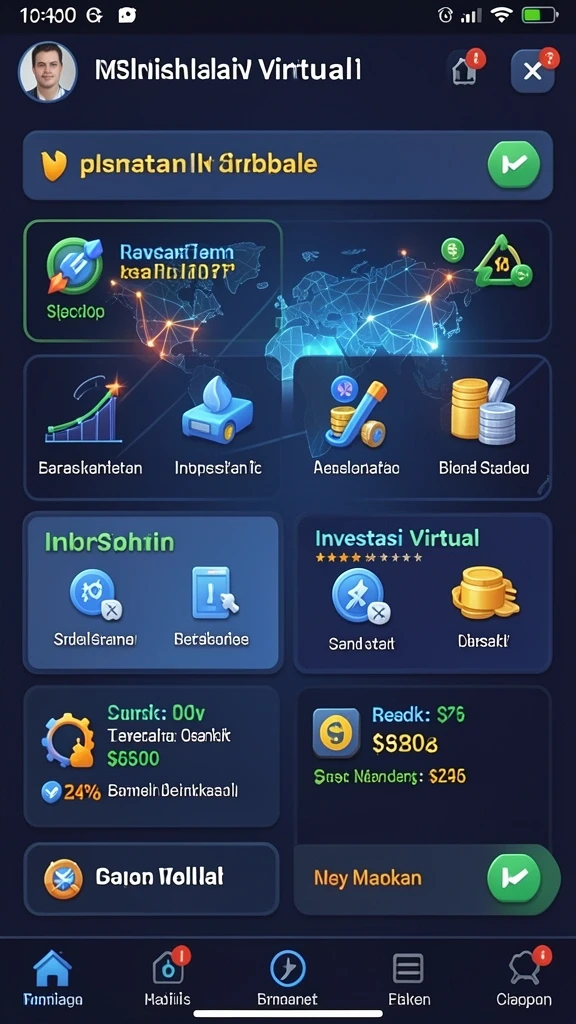Grafik yang menarik dan penuh warna.