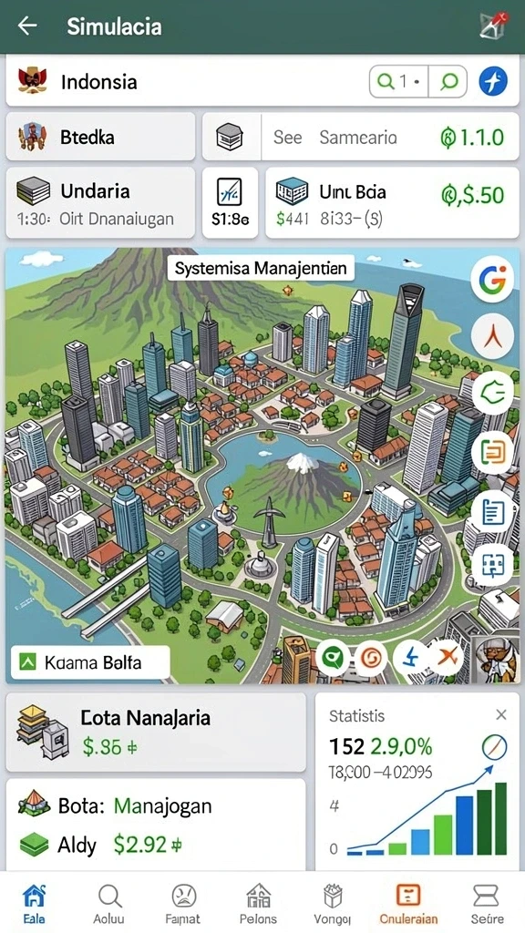 Tampilan utama aplikasi GOGORUMMY yang menarik.