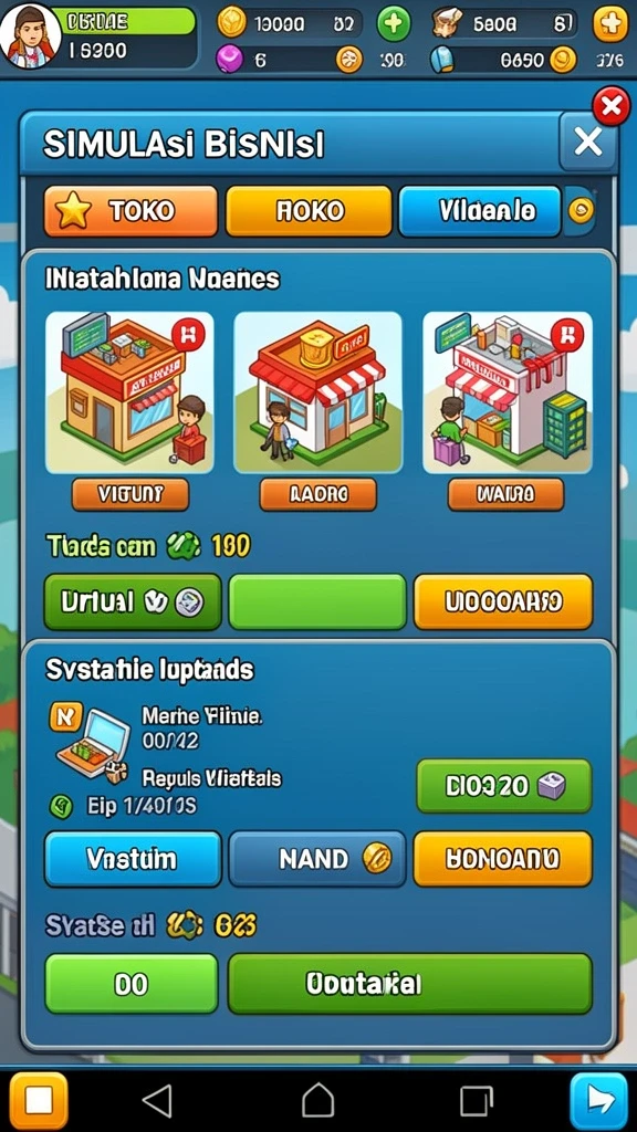 Tampilan antarmuka aplikasi yang menarik dan user-friendly.