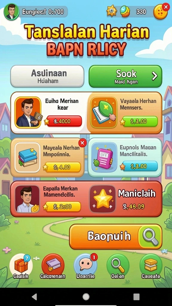 Tampilan grafis yang memukau dan penuh warna.