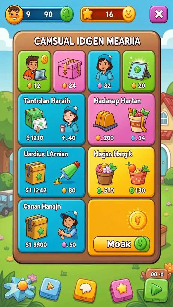 Screenshot menampilkan grafik yang memukau dan detail lingkungan game.