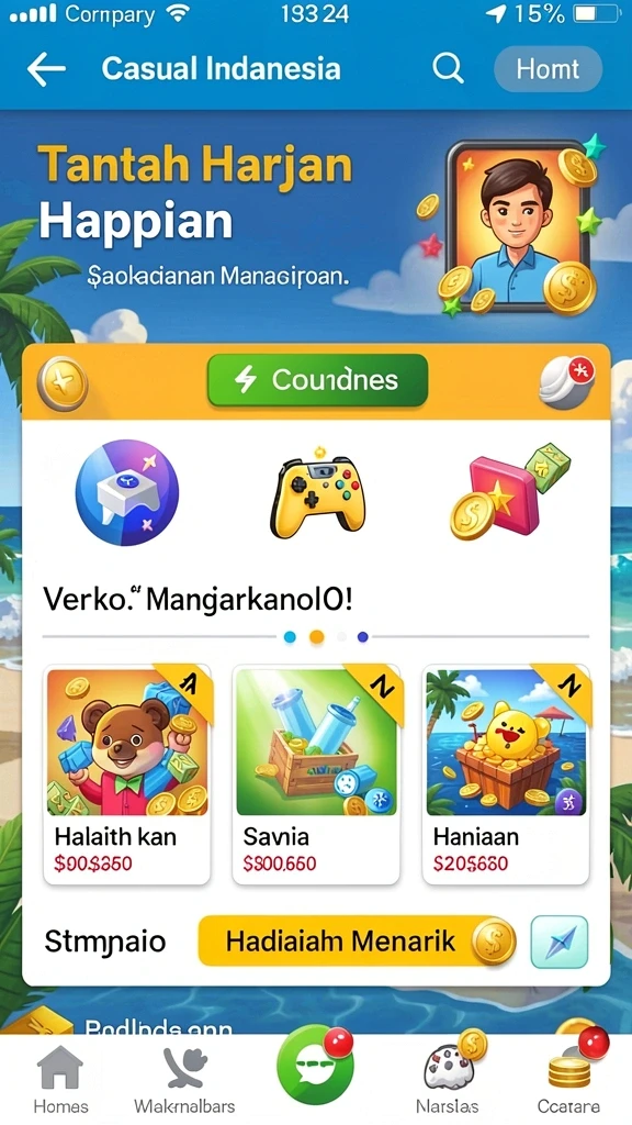 Screenshot memperlihatkan momen seru saat menyelesaikan puzzle.