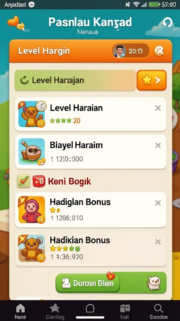 Screenshot permainan slot dengan grafis memukau.