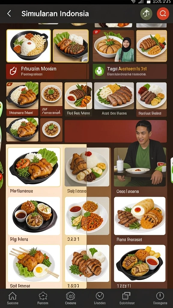 Tampilan antarmuka yang ramah pengguna dan menarik.