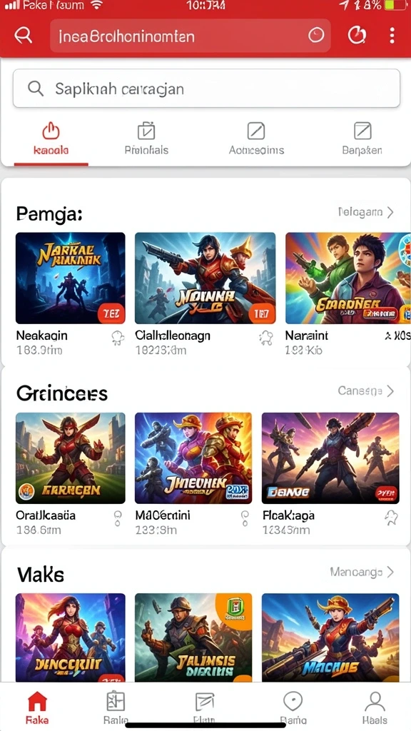 Interaksi real-time dengan pemain lain.
