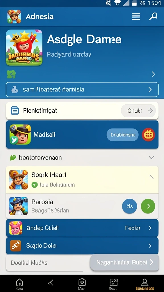 Tangkapan layar aksi seru dalam permainan.