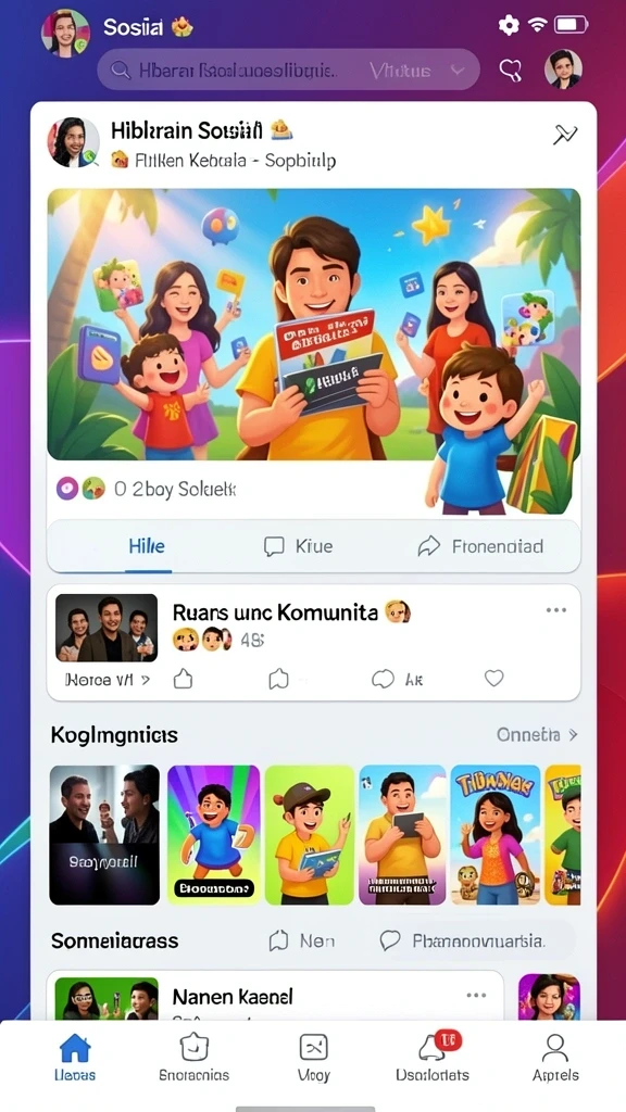 Tampilan antarmuka yang intuitif dan menarik.