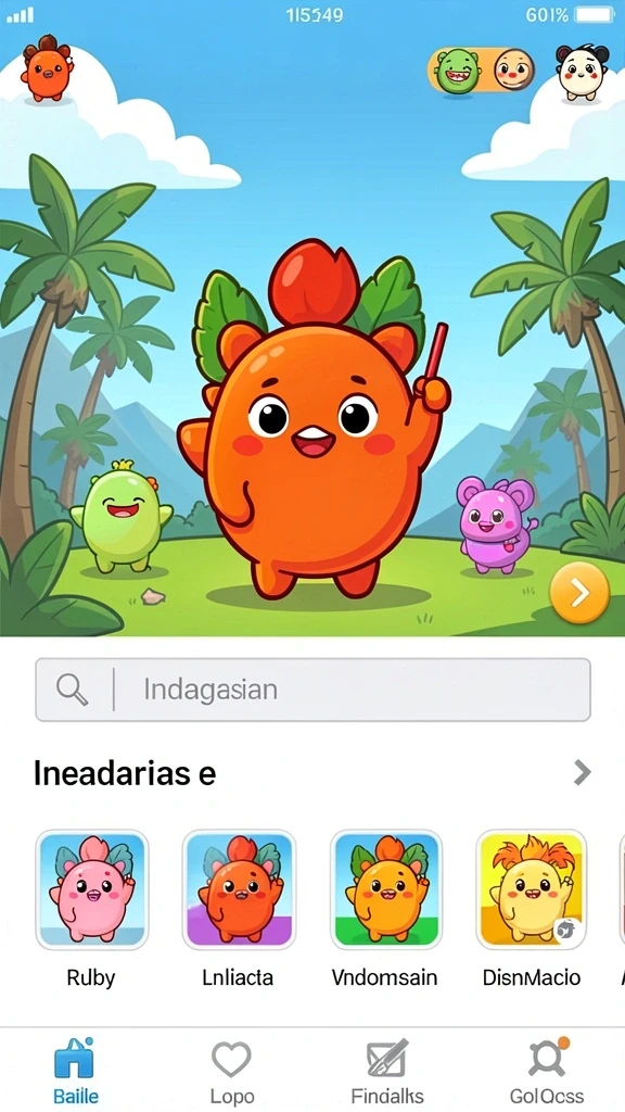 Screenshot menunjukkan pemain mengumpulkan koin di level yang cerah.