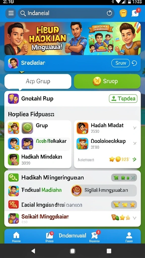 Beragam permainan menarik untuk dinikmati setiap saat.