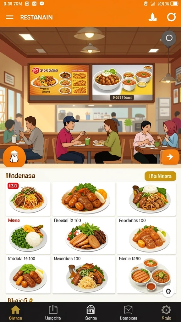 Tampilan antarmuka yang menarik dan mudah digunakan.
