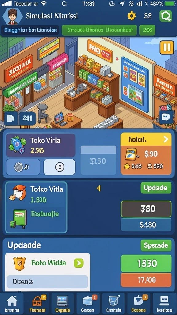 Screenshot menunjukkan grafis yang menakjubkan dan detail yang kaya.