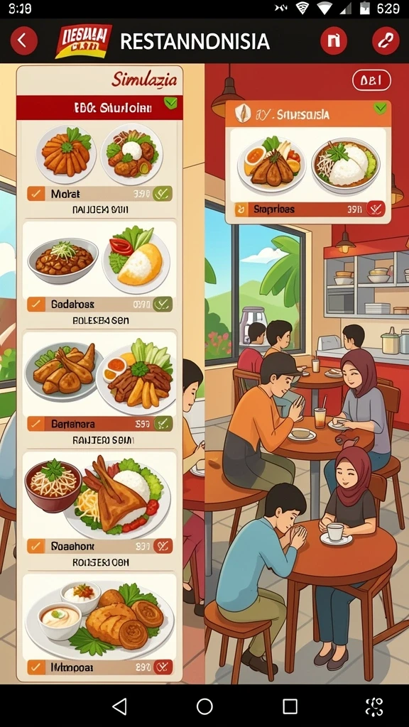 Mode kompetisi dengan tantangan yang menantang.