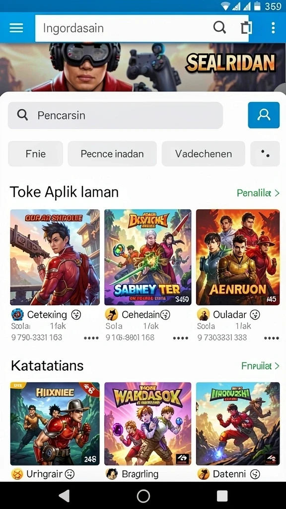 Tampilan antarmuka yang menarik dan mudah digunakan.