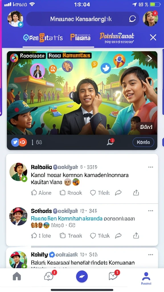 Tampilan antarmuka pengguna yang menarik dan mudah digunakan.