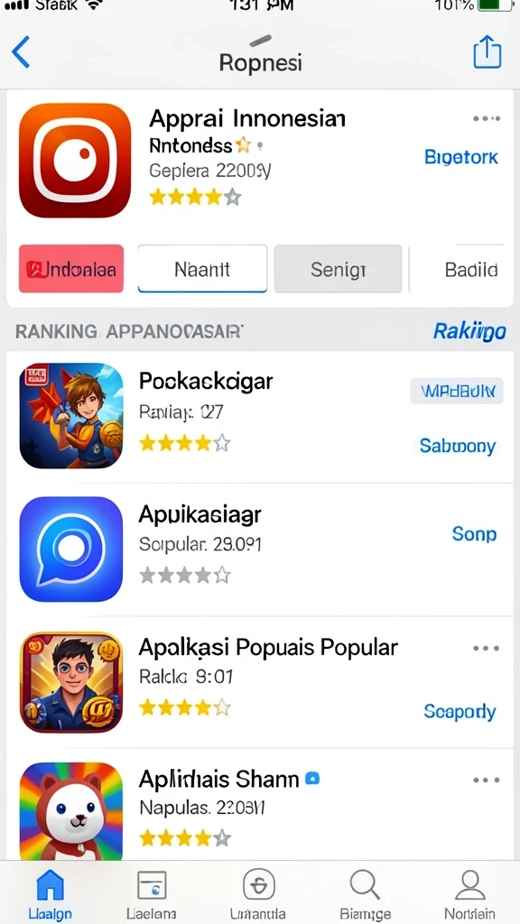 Tampilan level awal yang menarik dan memukau.