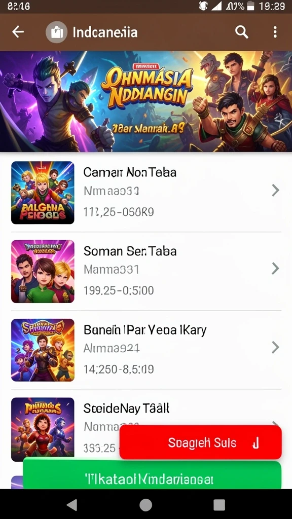 Tampilan antarmuka yang user-friendly dan menarik.