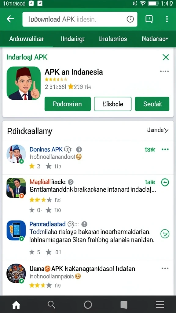 Leaderboard yang menunjukkan peringkat pemain terbaik.