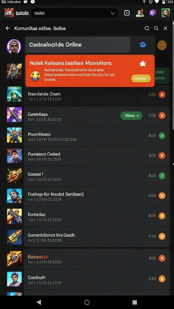 Tampilan antarmuka yang user-friendly dan menarik.
