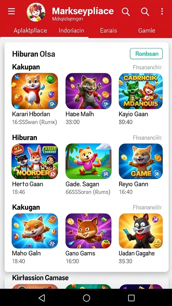 Tampilan antarmuka yang intuitif dan menarik.